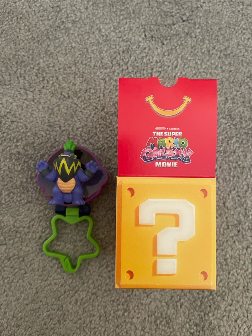 McDonald - Super Mario Galaxy Movie - Bowser Jr. Toy Figure